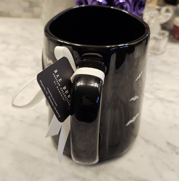Nwt Brand New Rae Dunn Stitch Halloween Mug Color black, white - Picture 3 of 12